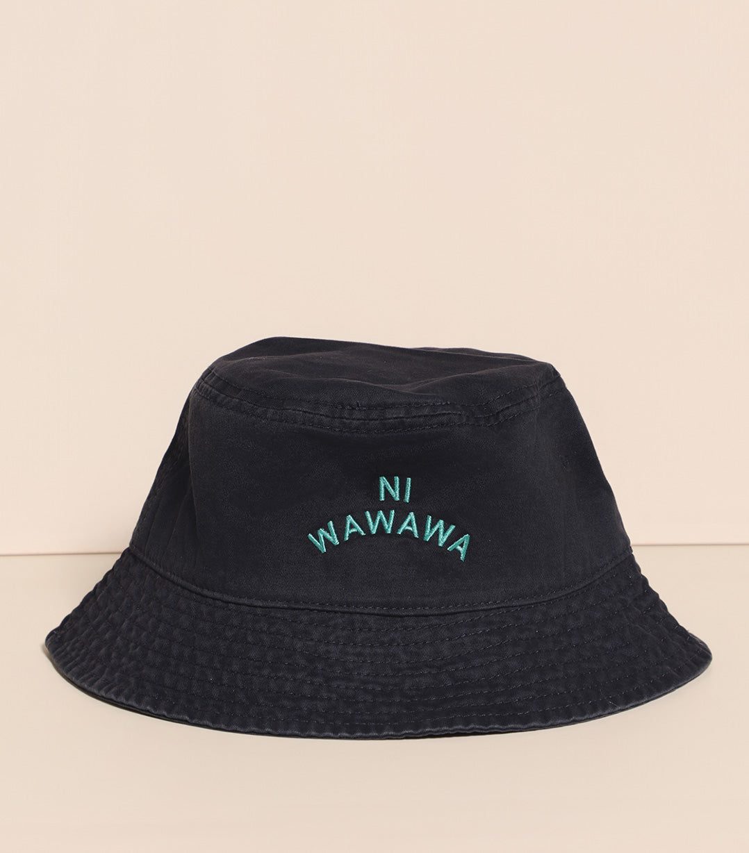 NI POPI NI WAWAWA bucket hat